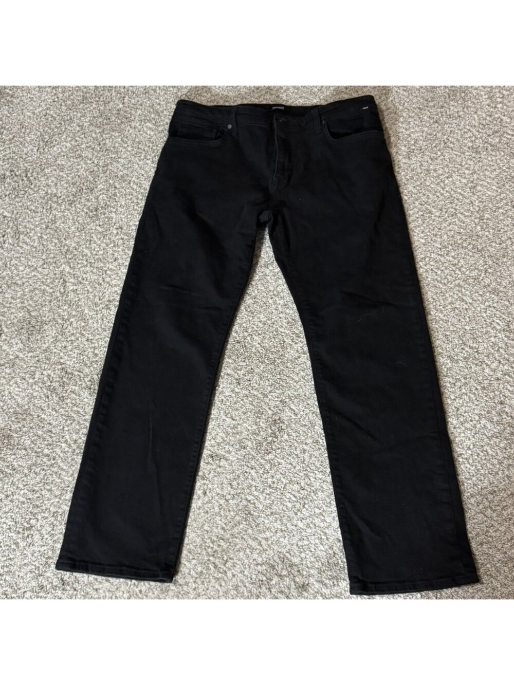 Mavi Jeans Men's Size 36 x 30 Zach Straight Leg Black Denim Stretch